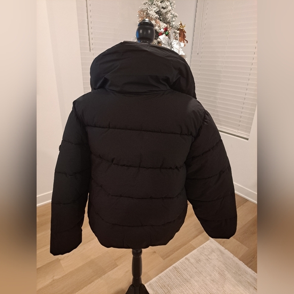 BCBGMaxAzria Black Puffer Jacket - Picture 5 of 10